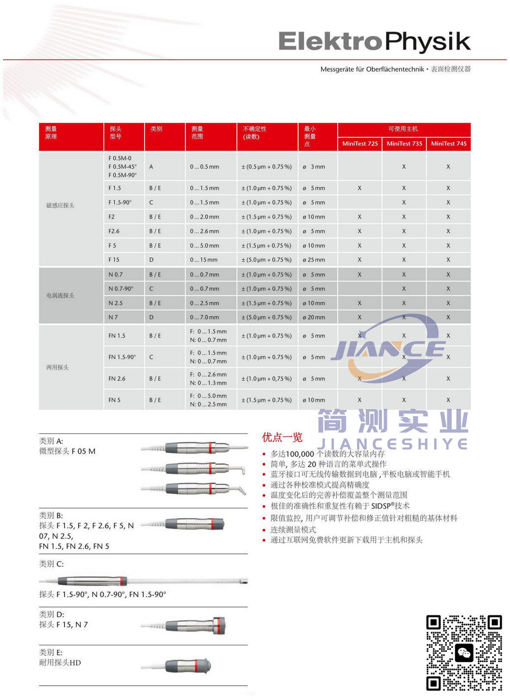 EPK MiniTest 735F05M-0涂层测厚仪_德国ElektroPhysik